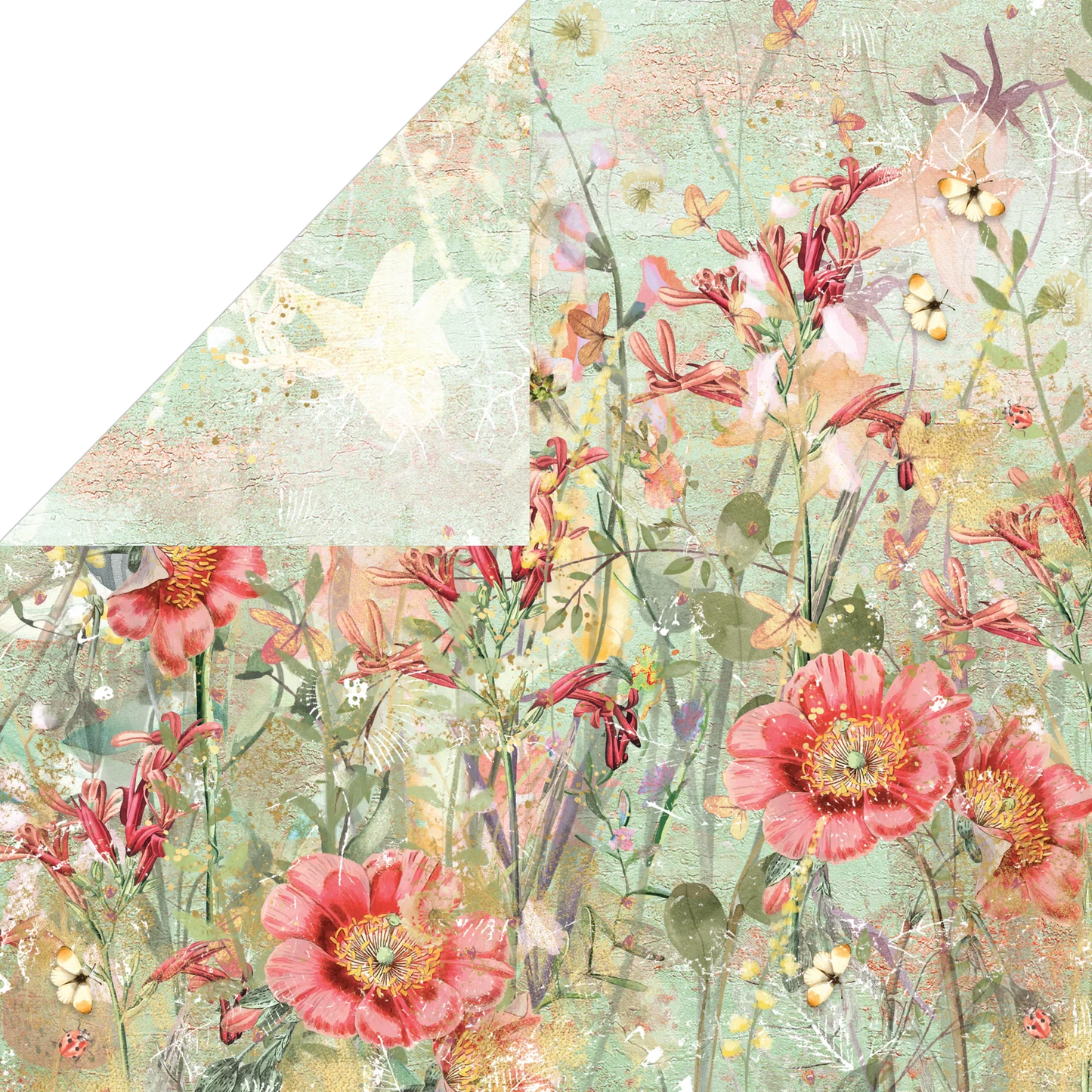 Nature's Garden Flora & Fauna - 12"x12" Paper Pad