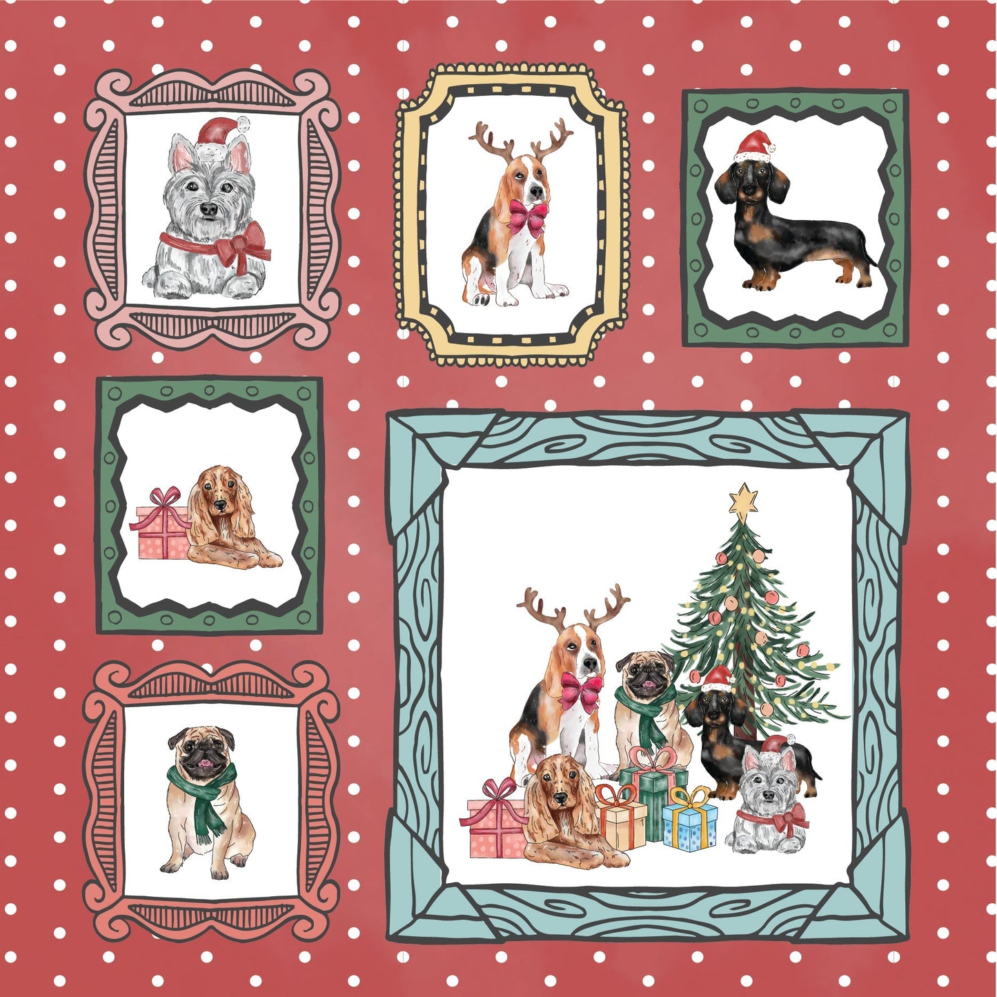 Crafter's CompanionSanta Paws 6”x6” Paper Pad