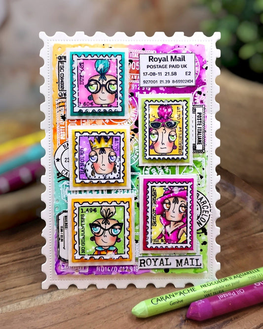 AALL and Create - A7 - Stamp Sets - Postal Bits