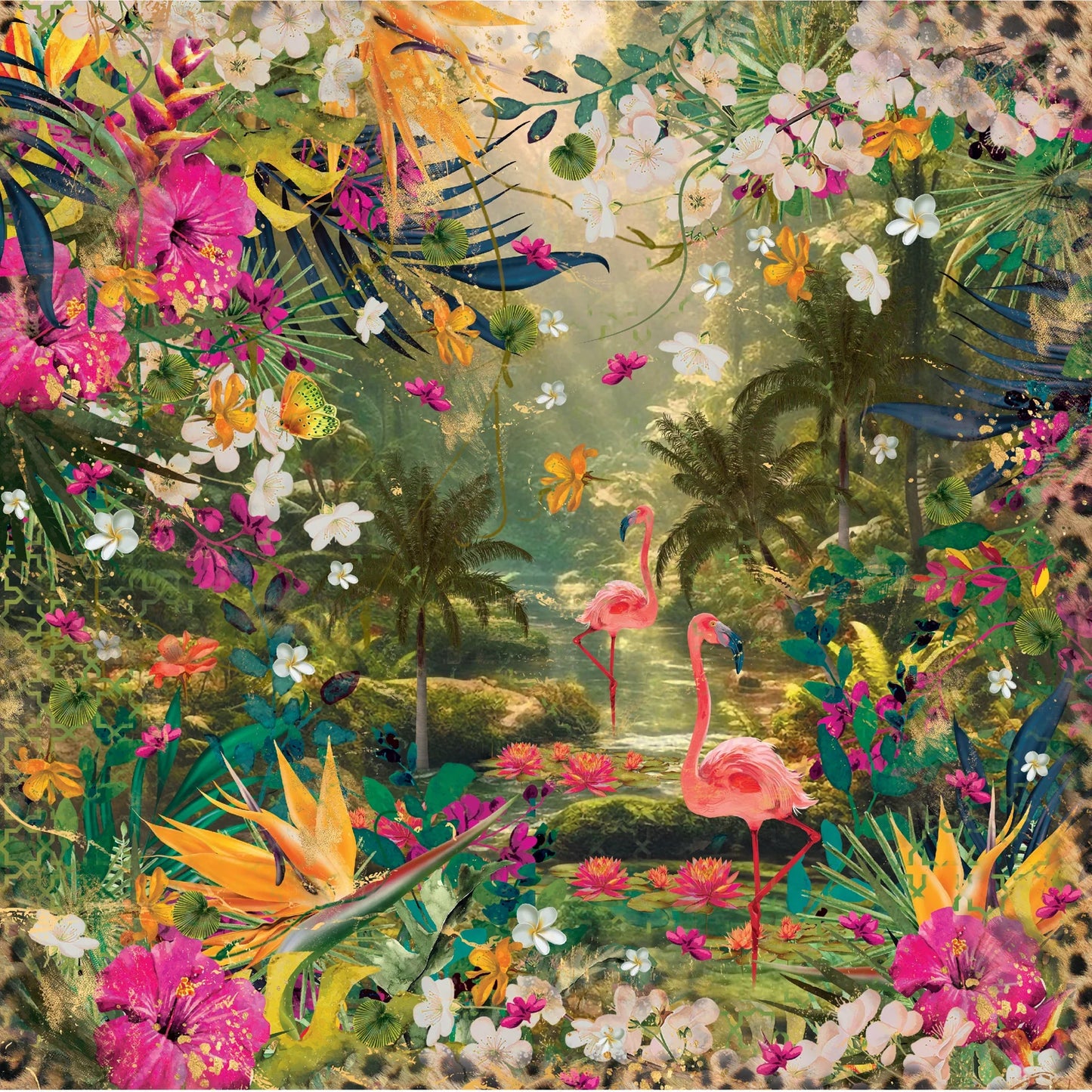 Sara Signature Royal Jungle 8” x 8” Vellum Pad