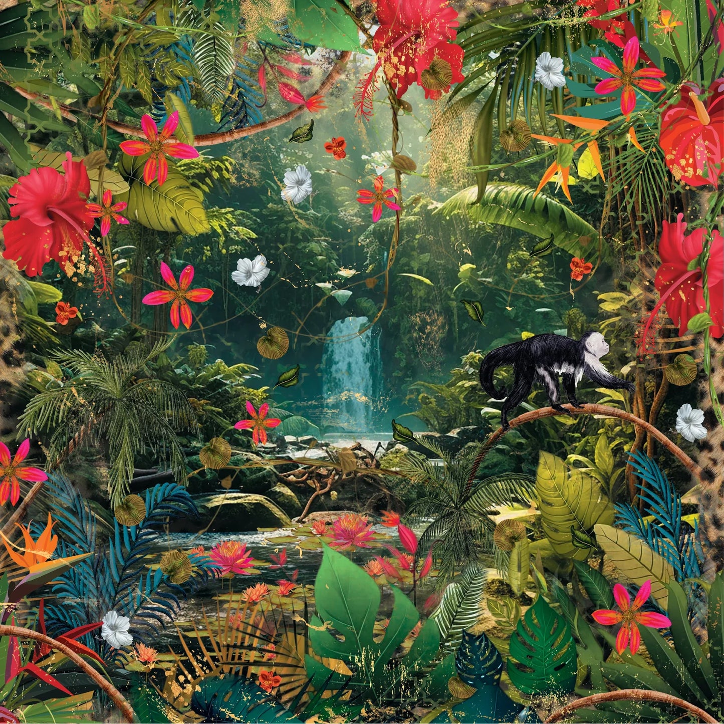 Sara Signature Royal Jungle 8” x 8” Vellum Pad