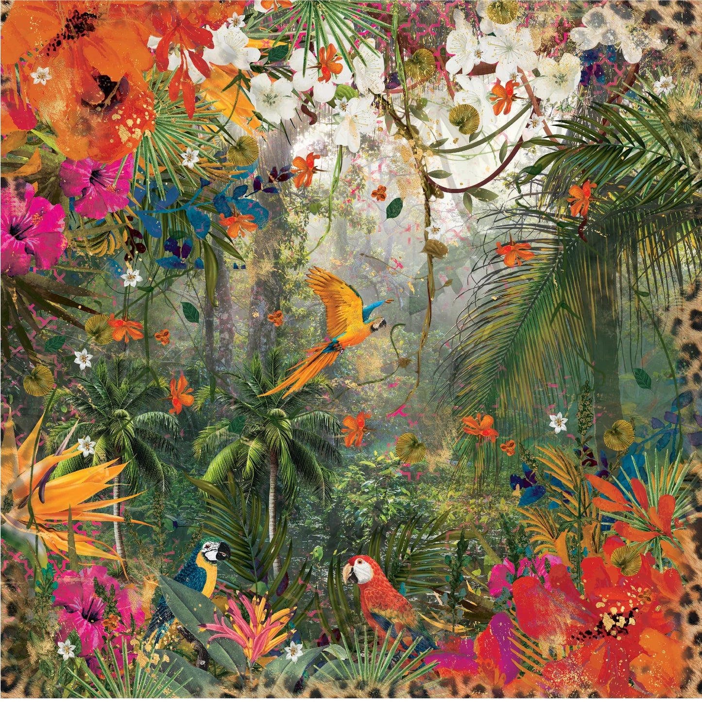 Sara Signature Royal Jungle 8” x 8” Vellum Pad