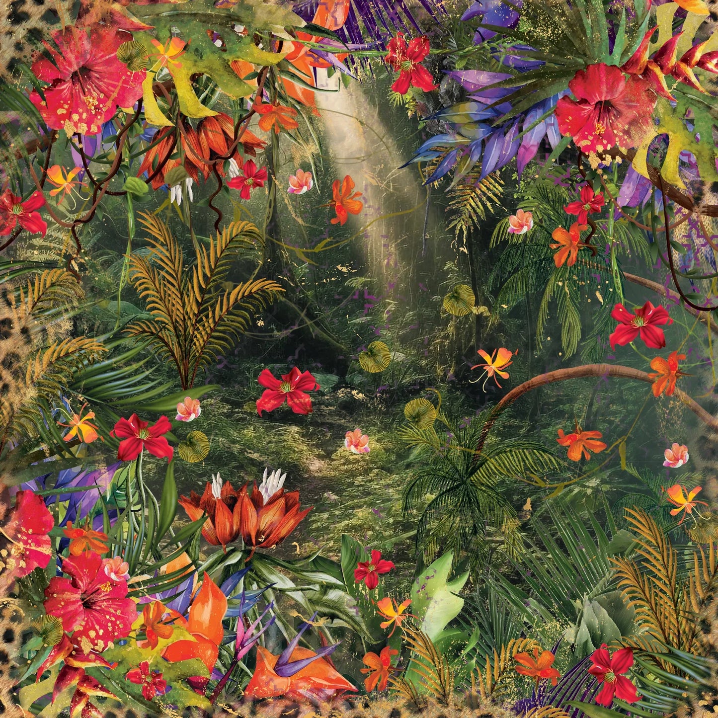 Sara Signature Royal Jungle 8” x 8” Vellum Pad