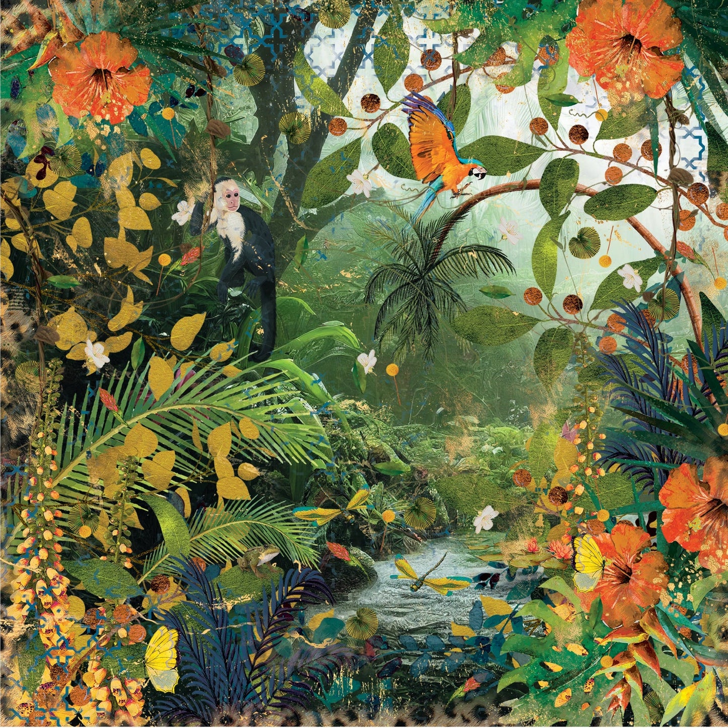Sara Signature Royal Jungle 8” x 8” Vellum Pad