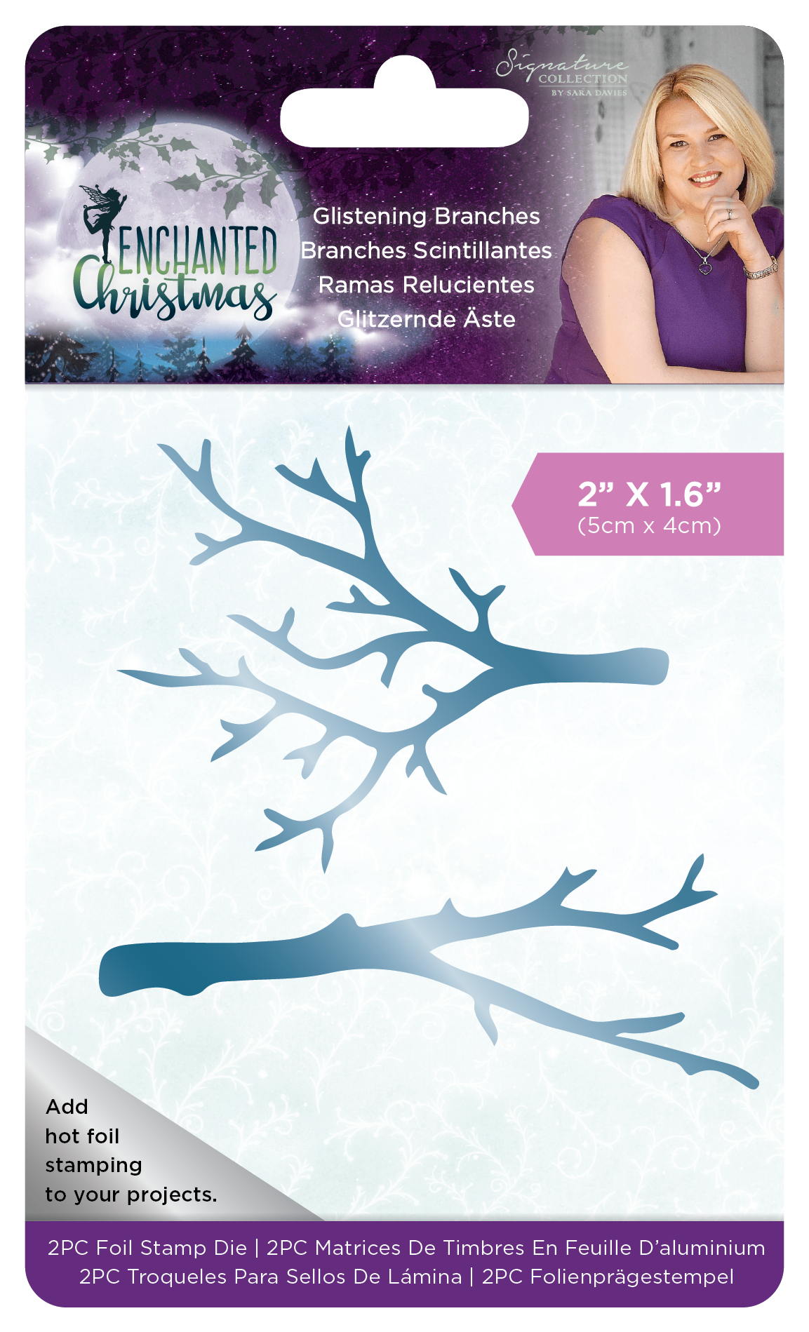 Enchanted Christmas - Foil Stamp Die - Glistening Branches