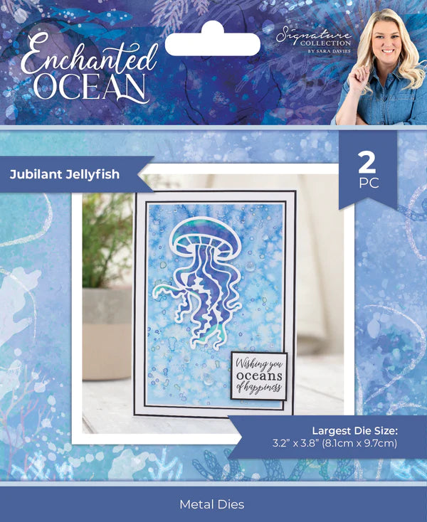 Sara Signature - Enchanted Ocean - Metal Die - Jubilant Jellyfish