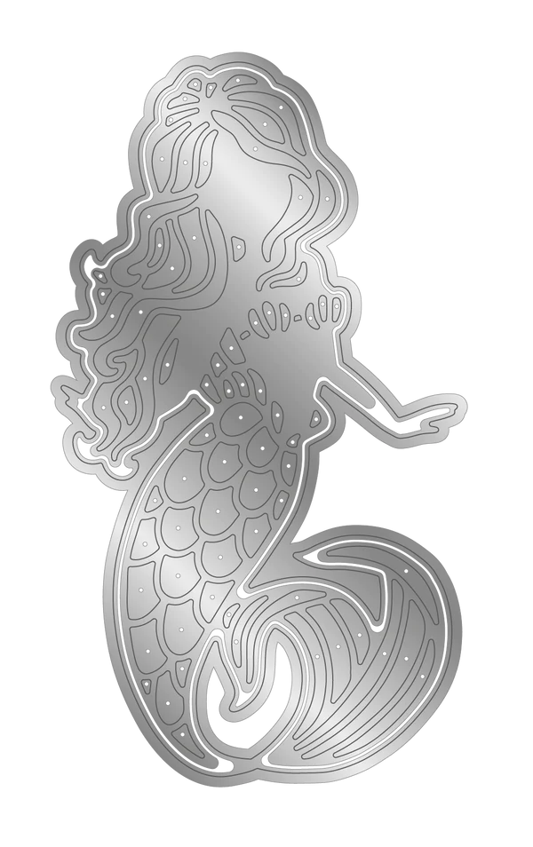 Sara Signature - Enchanted Ocean - Metal Die - Majestic Mermaid