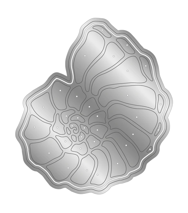 Sara Signature - Enchanted Ocean - Metal Die - Spiraling Shell