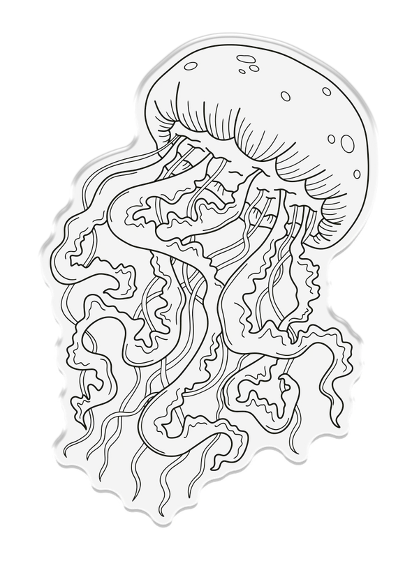 Sara Signature - Enchanted Ocean - Stamp and Die - Joyful Jellyfish