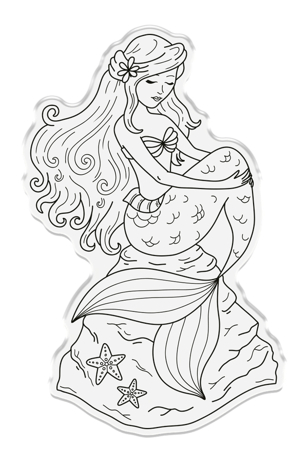Sara Signature - Enchanted Ocean - Stamp and Die - Mesmerizing Mermaid