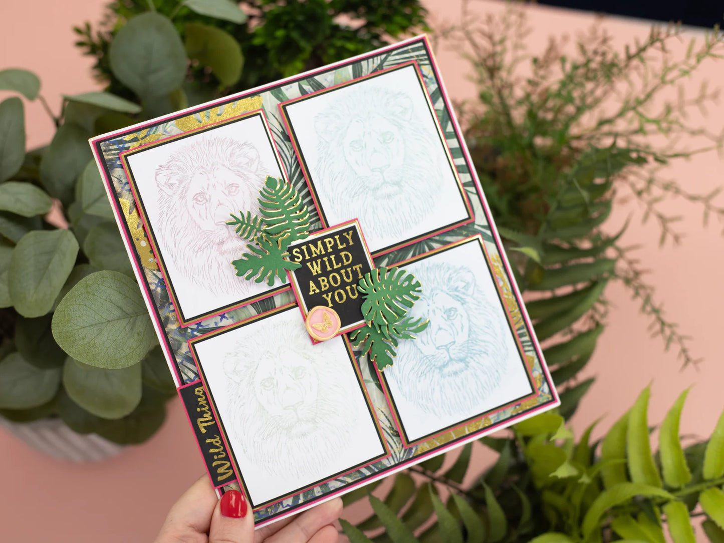 Sara Signature Royal Jungle 6” x 6” Foil Transfers