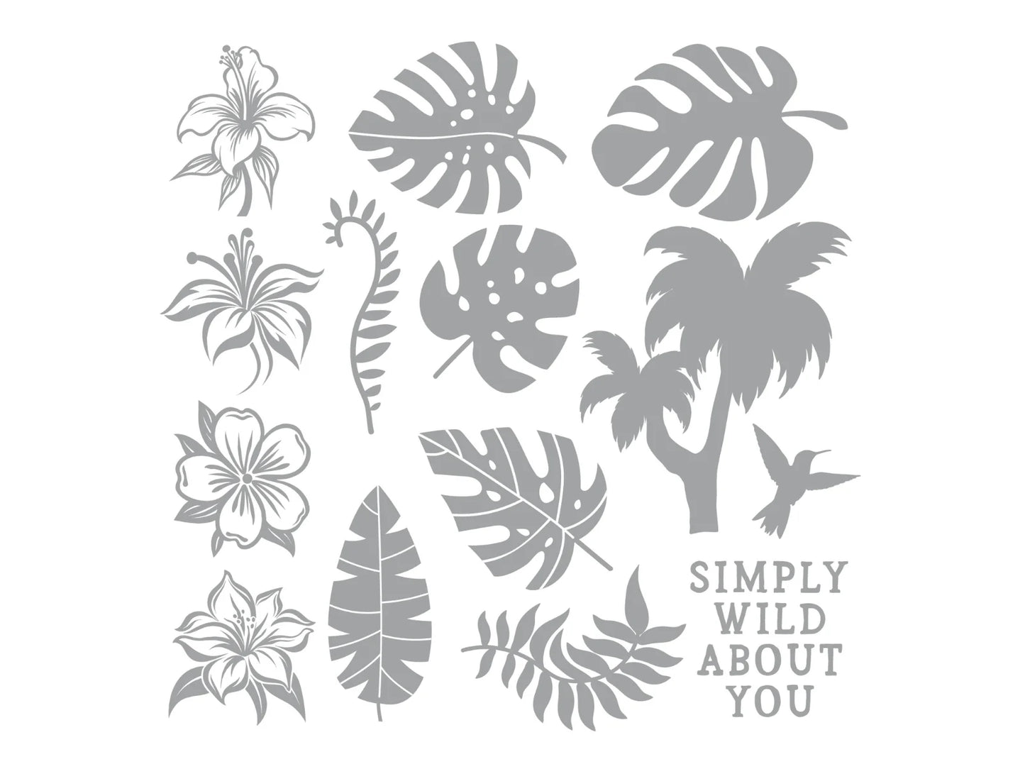Sara Signature Royal Jungle 6” x 6” Foil Transfers