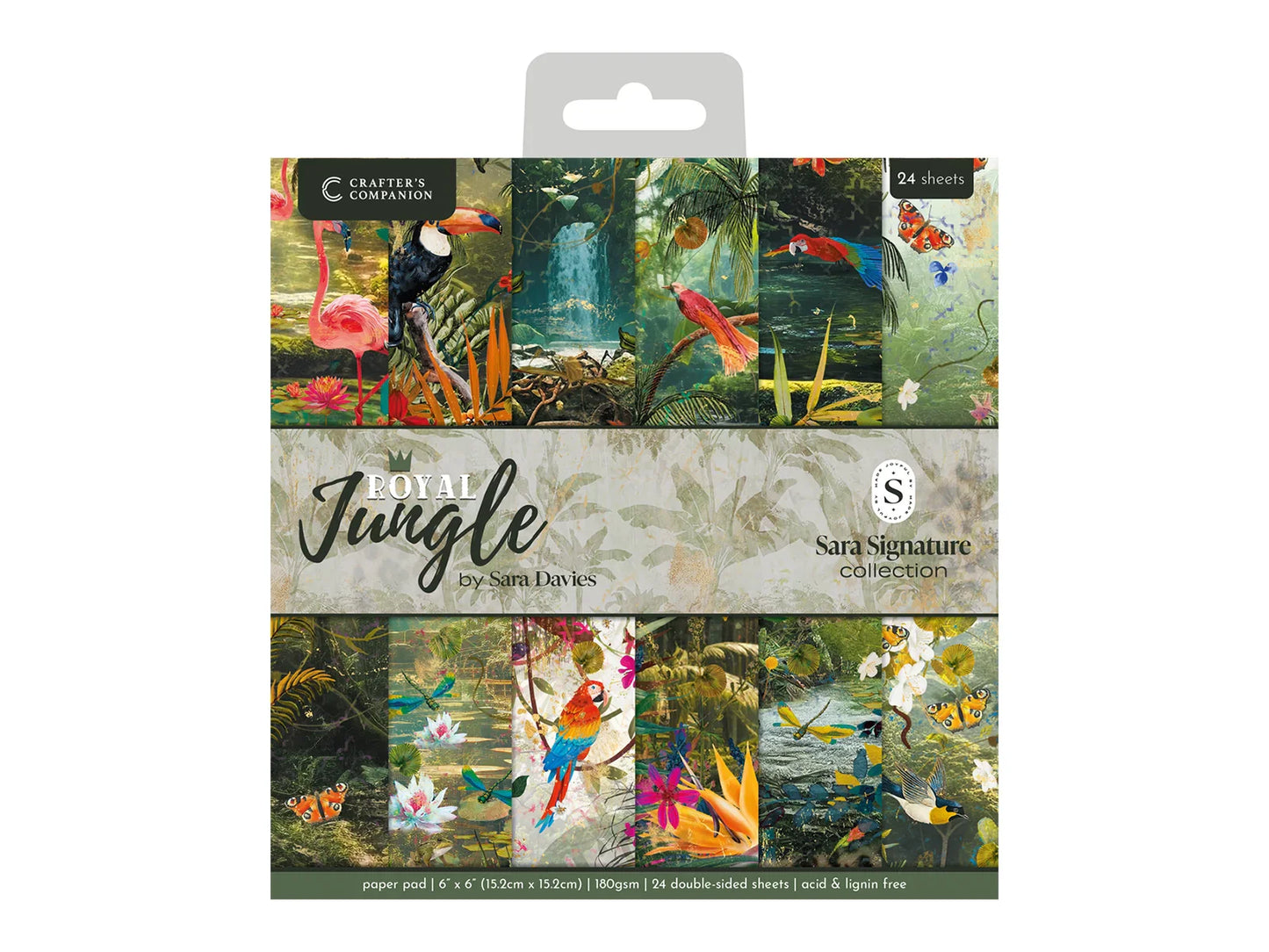 Sara Signature Royal Jungle 6” x 6” Paper Pad