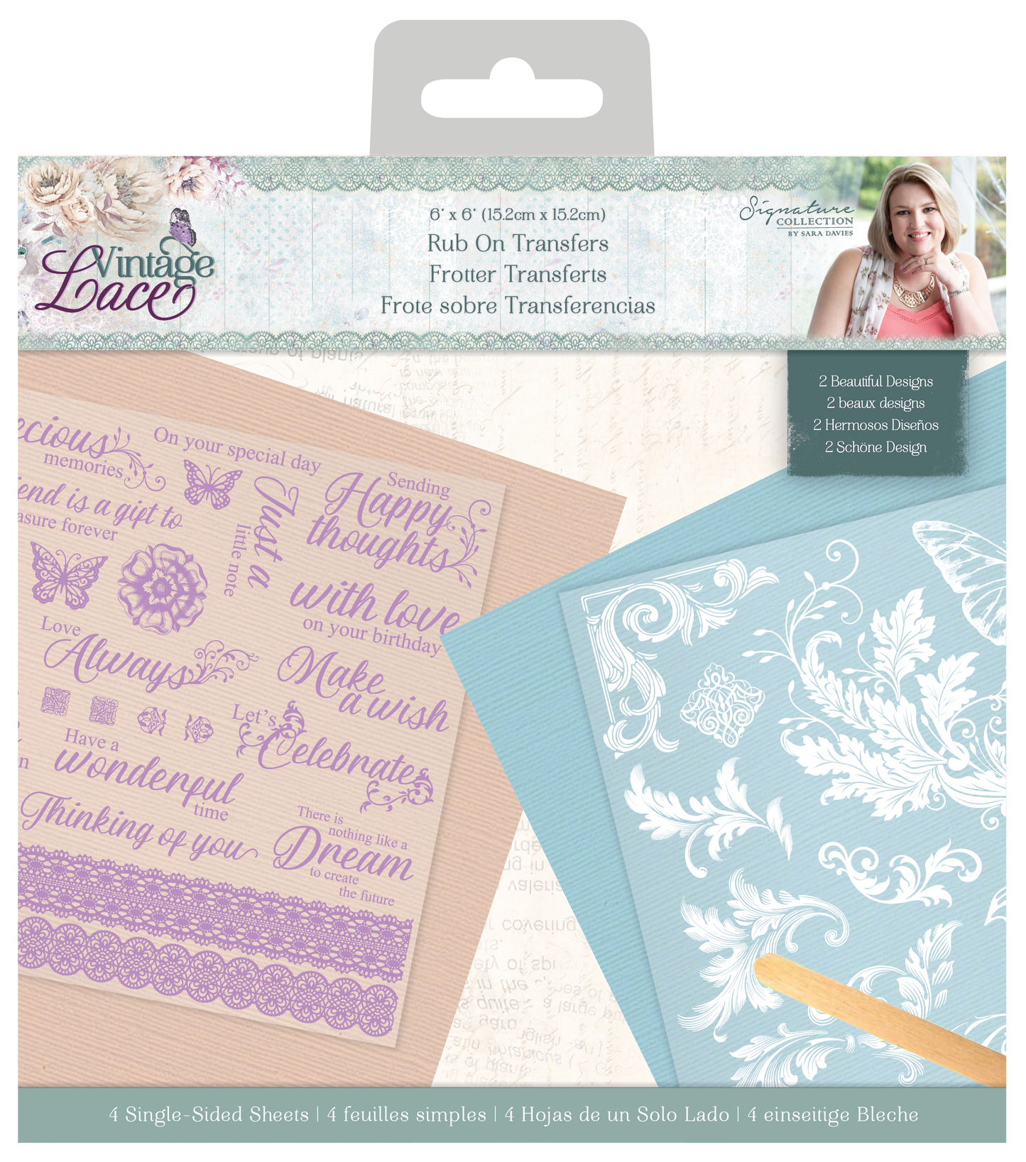 CC - Vintage Lace - Rub Ons