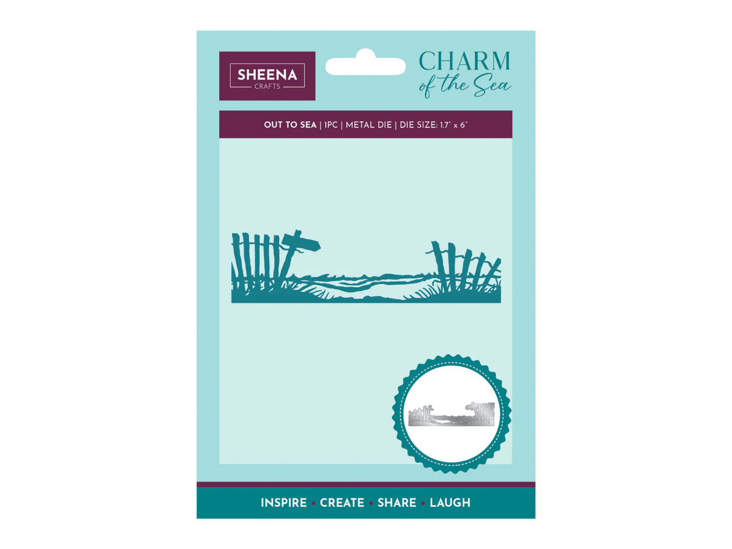 Sheena Douglass Charm of the Sea Metal Die - Out to Sea