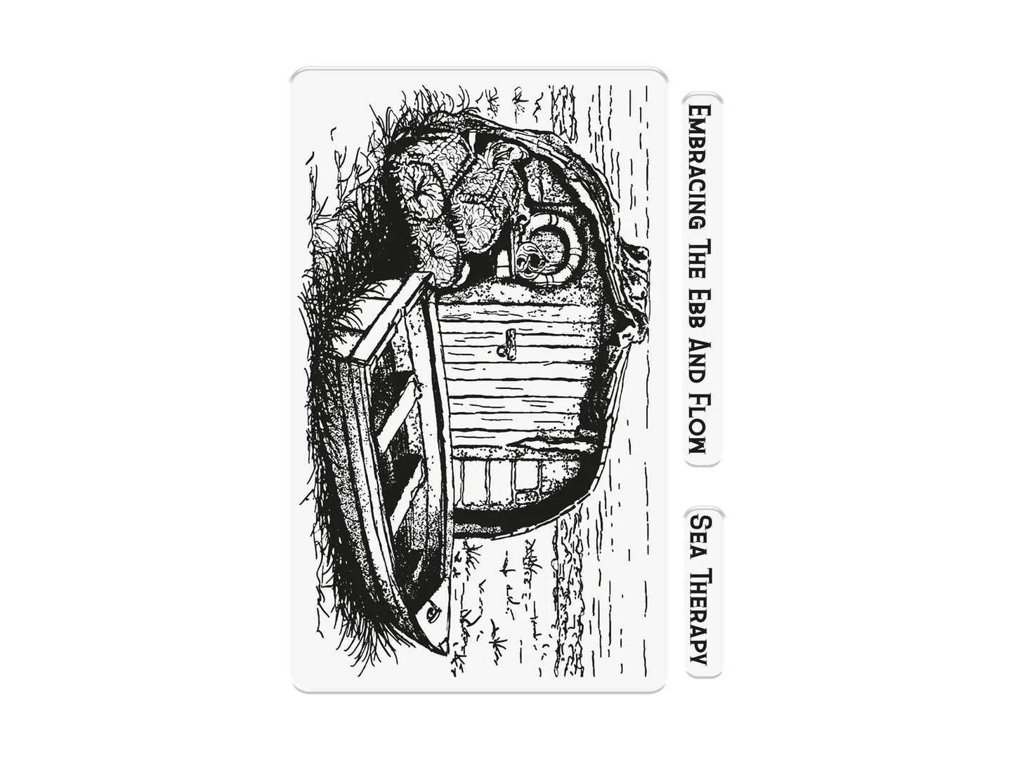 Sheena Douglass Charm of the Sea Photopolymer Stamp Set - Fishermans Retreat
