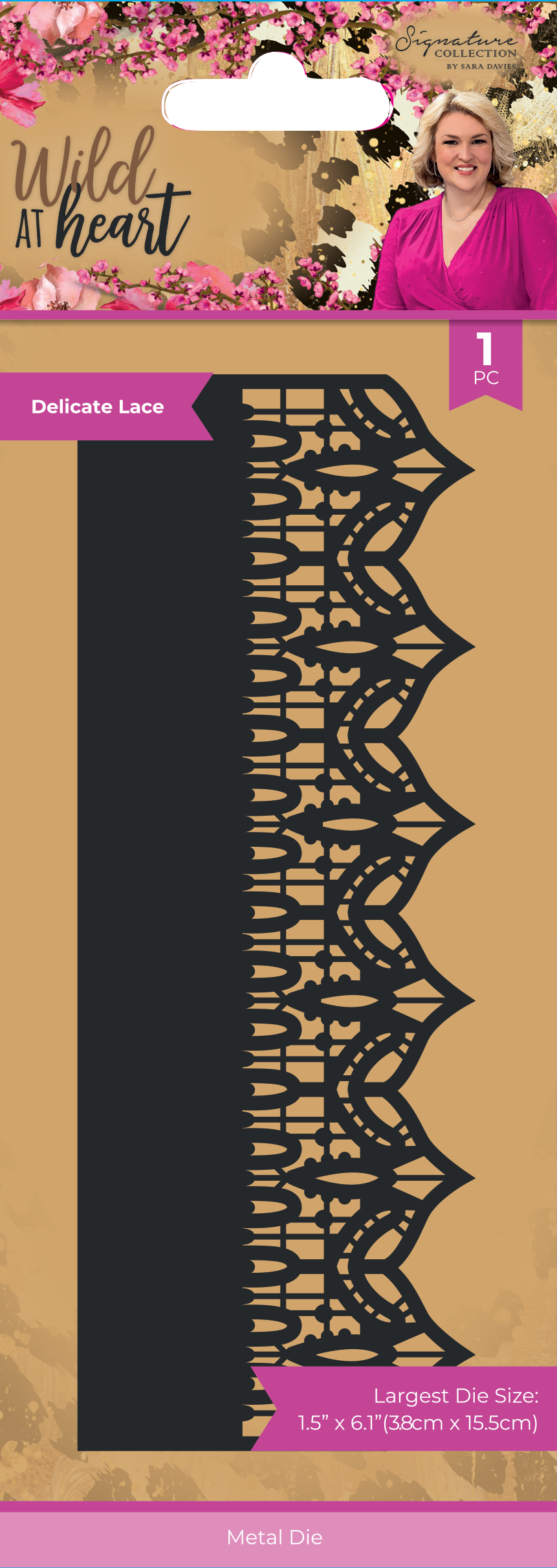 Signature Collection - Wild at Heart - Metal Die - Delicate Lace