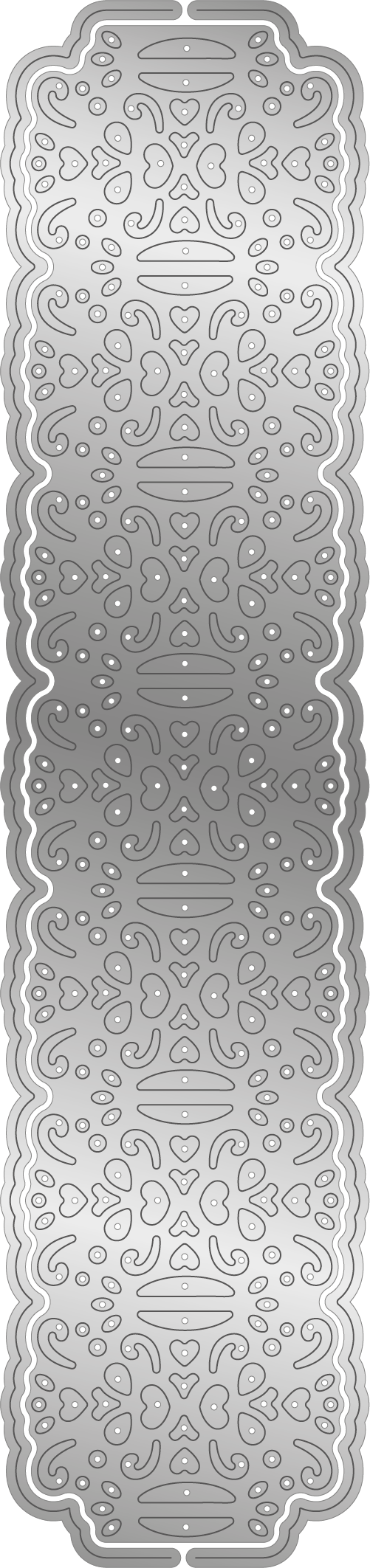 Signature Collection - Wild at Heart - Metal Die - Ribbon Threading Border