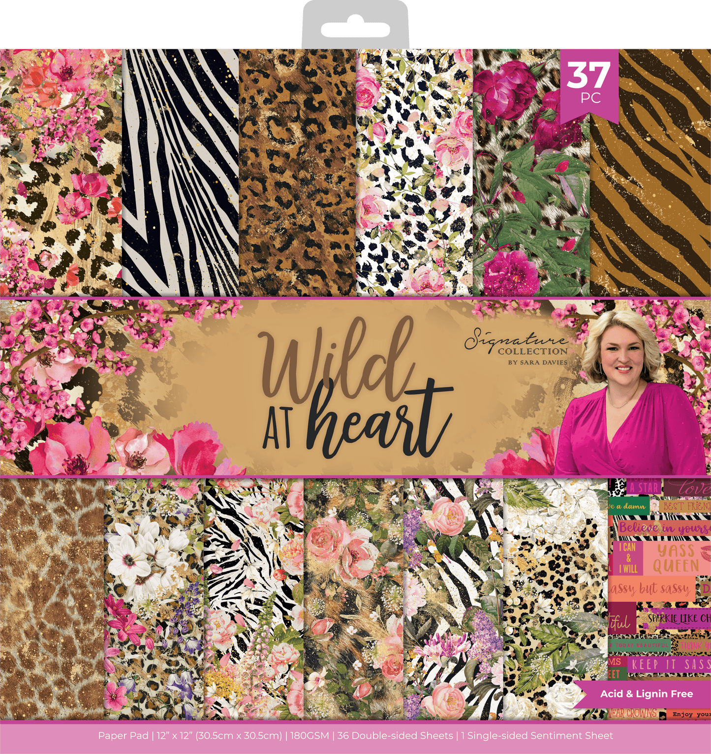 Signature Collection - Wild at Heart - 12" x 12" Paper Pad
