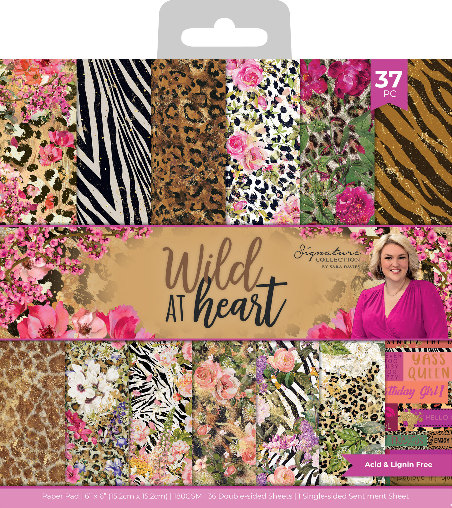 Signature Collection - Wild at Heart - 6" x 6" Paper Pad