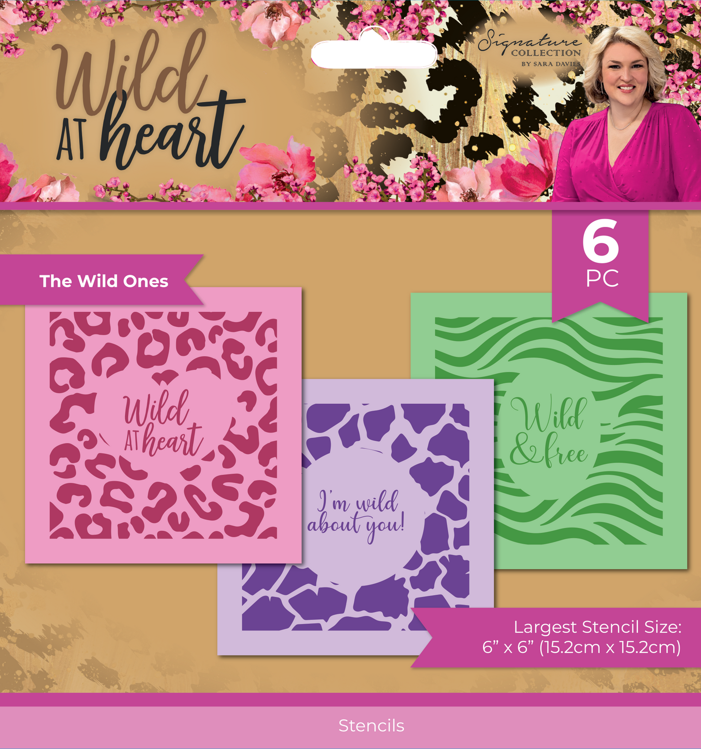 Signature Collection - Wild at Heart - Stencil Set - The Wild Ones