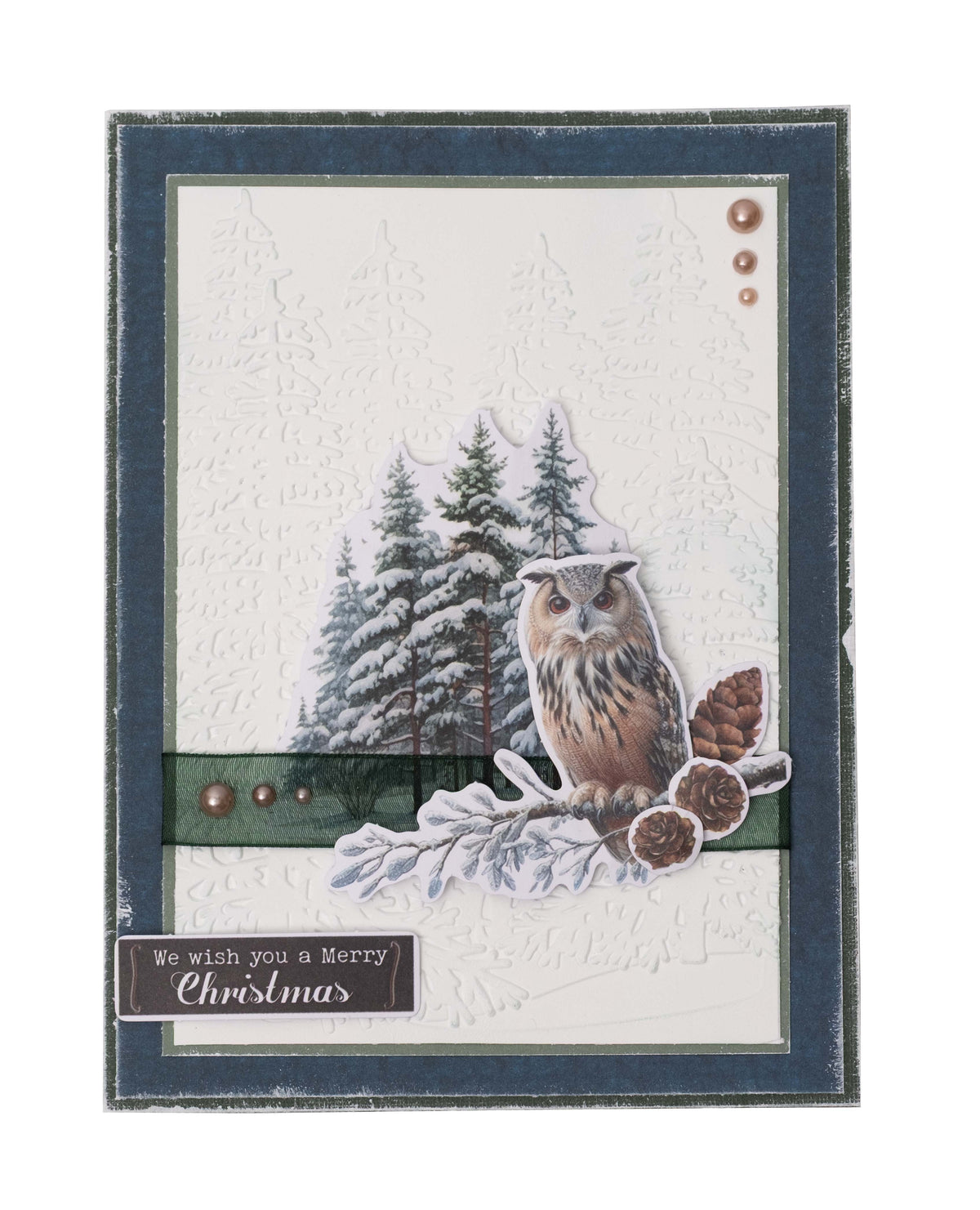 SL Embossing Folder Forest Background Essentials 1 Piece