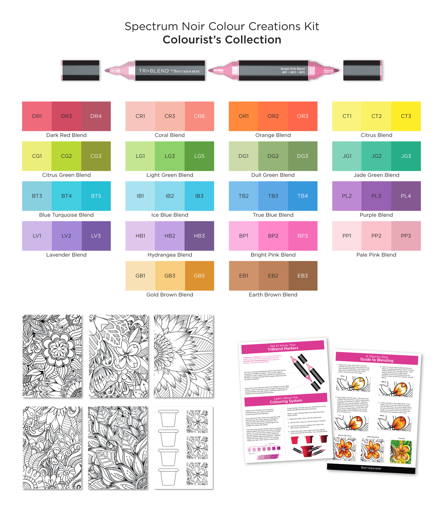 Spectrum Noir-Colour Creations Kit-Colourist Collection