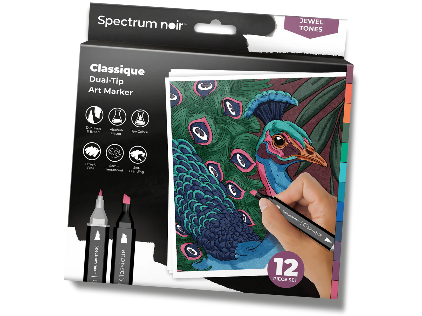 Spectrum Noir-Classique 12pc-Jewel Tones