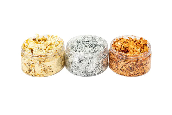 Spectrum Noir 200ml Gilding Flakes - Precious Metals (3PC)