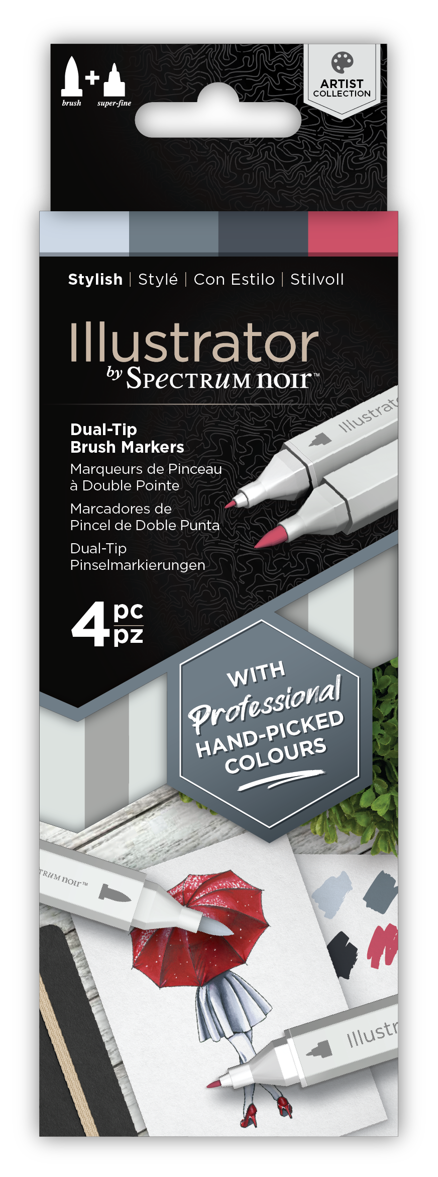 Spectrum Noir Illustrator (4PC) - Stylish