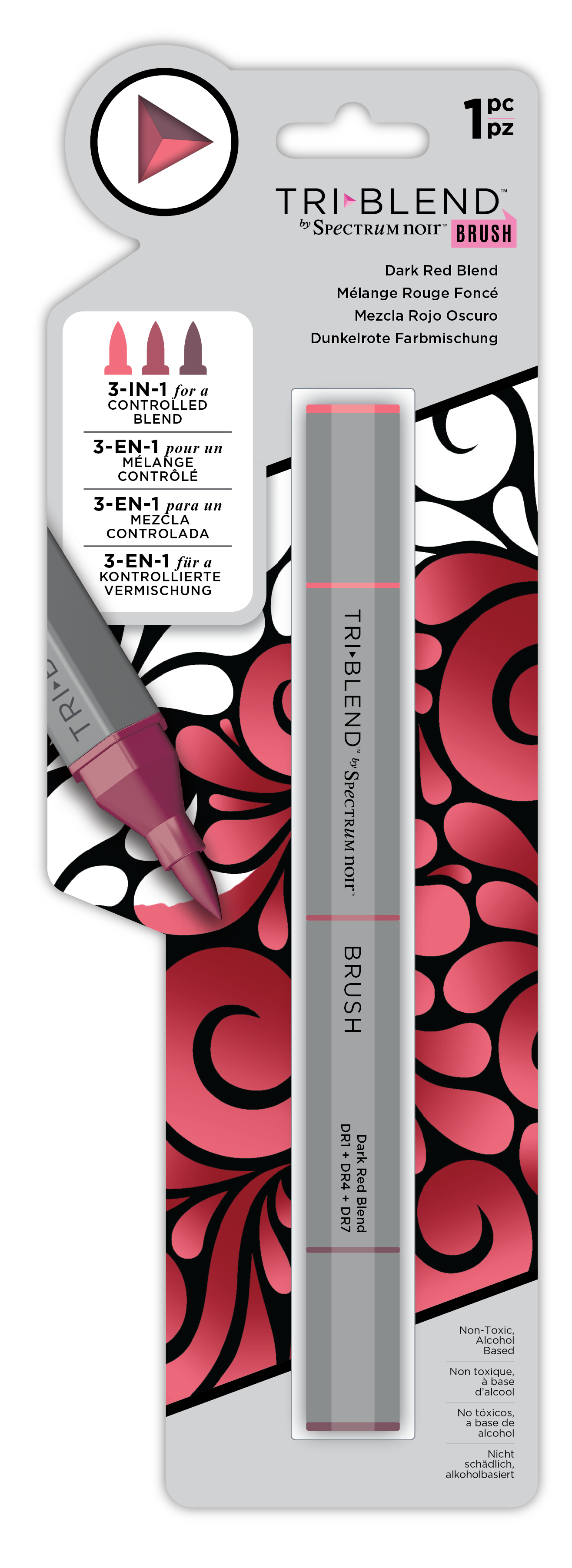 SN-TriBlend Brush-Dark Red Blend