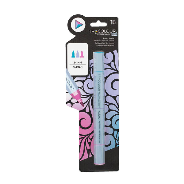 Spectrum Noir Mermaid Dreams TriColour Aqua Pen - Ocean Sunrise