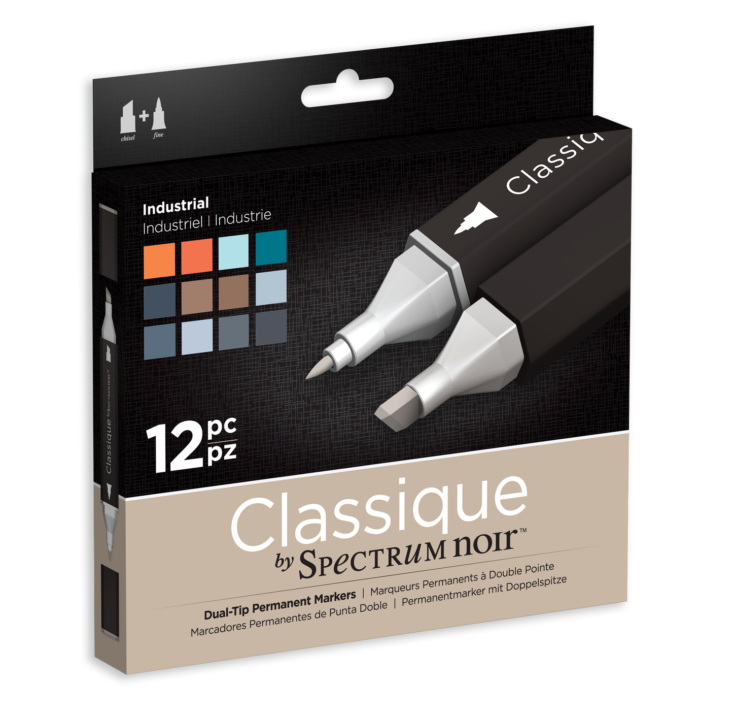 Spectrum Noir Classique (12PC) - Industrial