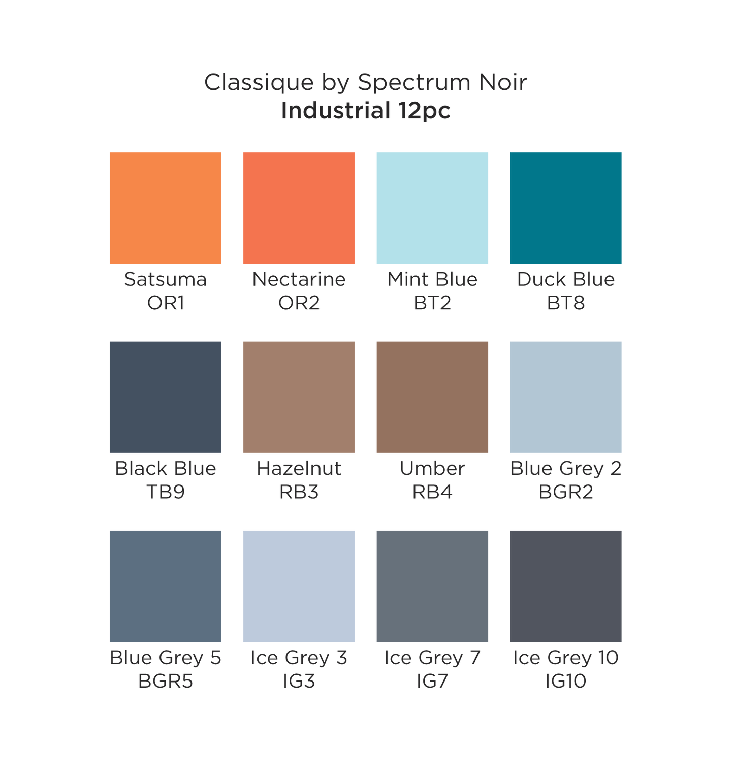 Spectrum Noir Classique (12PC) - Industrial