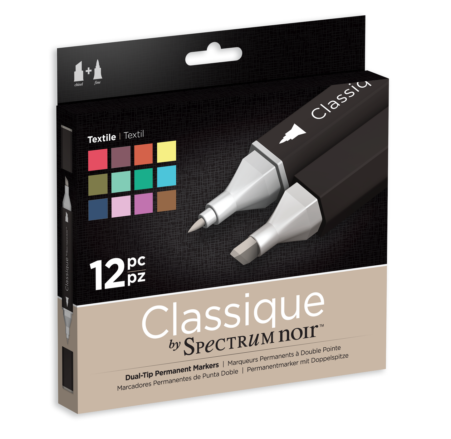 Spectrum Noir Classique (12PC) - Textile