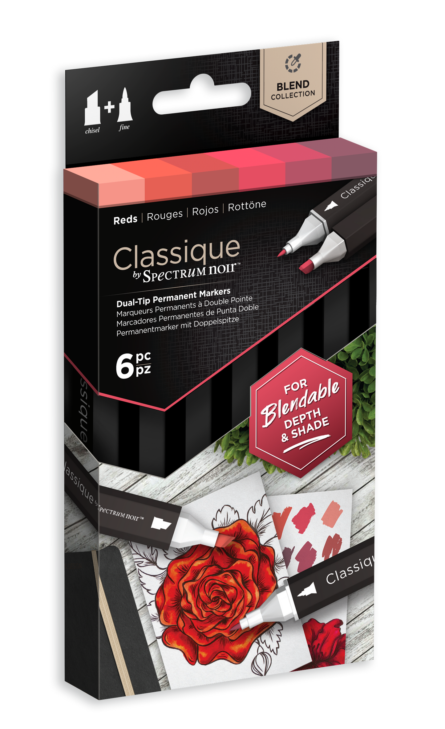 Spectrum Noir Classique (6PC) - Reds