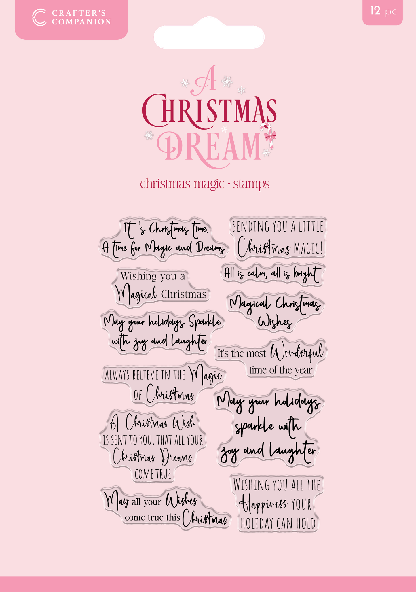 Sara Signature A Christmas Dream Clear Acrylic Stamps - Christmas Magic