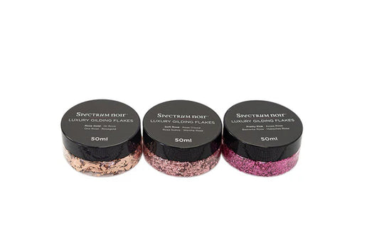 Spectrum Noir 50ml Luxury Gilding Flakes - Blush (3PC)