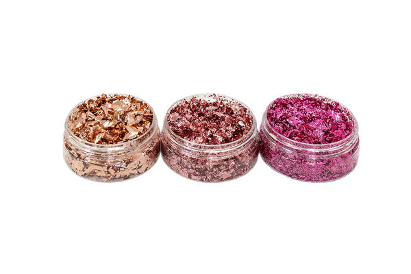 Spectrum Noir 50ml Luxury Gilding Flakes - Blush (3PC)