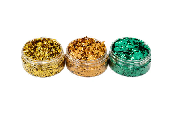 Spectrum Noir 50ml Luxury Gilding Flakes - Patina (3PC)