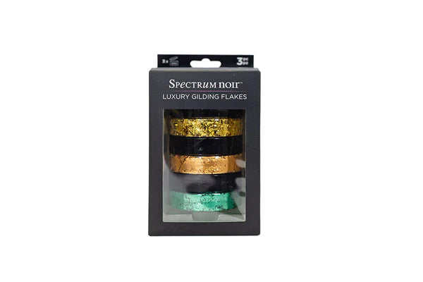 Spectrum Noir 50ml Luxury Gilding Flakes - Patina (3PC)
