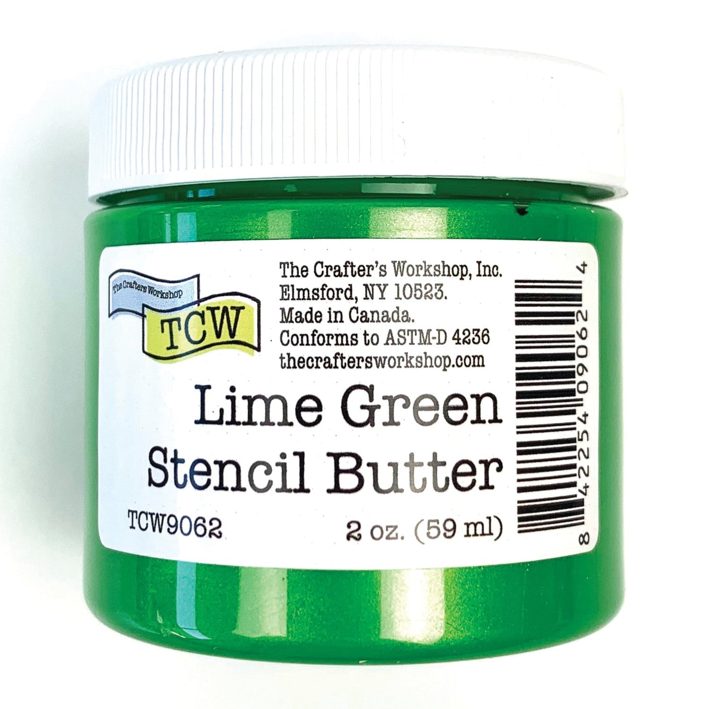 The Crafters Workshop (TCW) Stencil Butter 2 oz - Lime Green