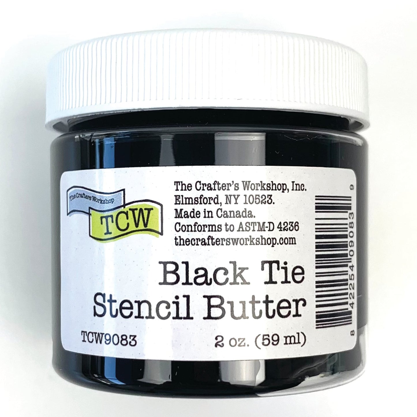 The Crafters Workshop (TCW) Stencil Butter 2 oz - Black Tie