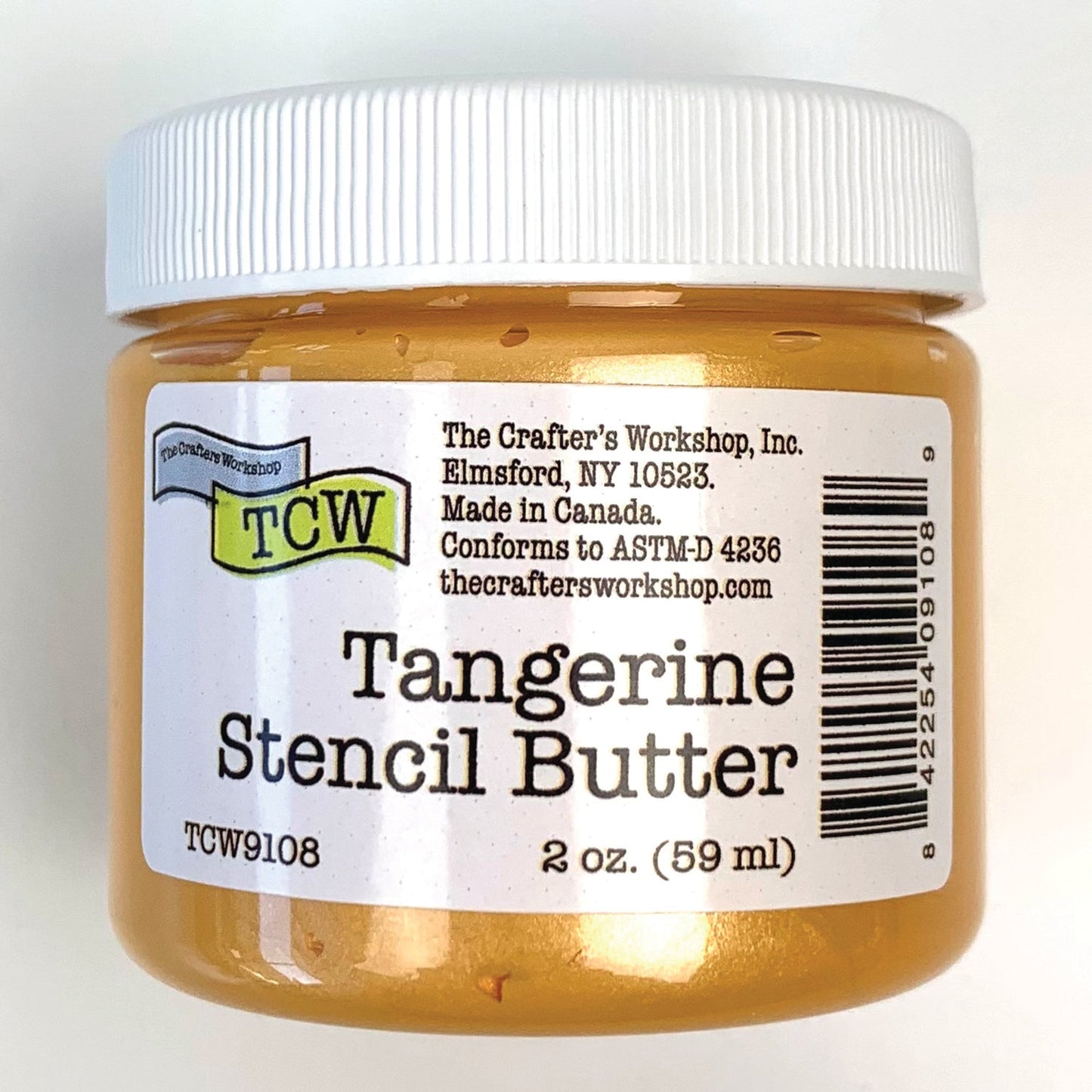 The Crafters Workshop (TCW) Stencil Butter 2 oz - Tangerine