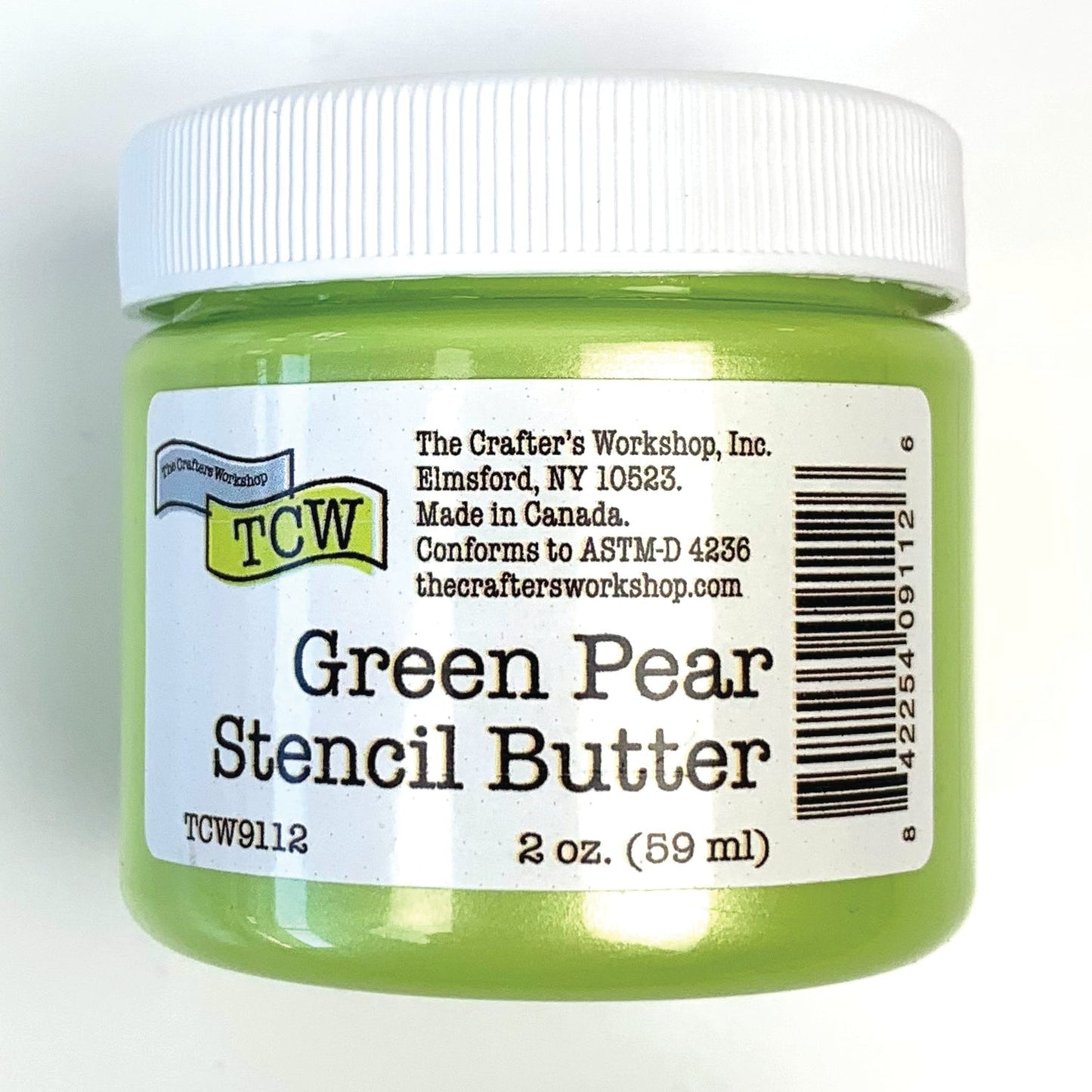 The Crafters Workshop (TCW) Stencil Butter 2 oz - Green Pear