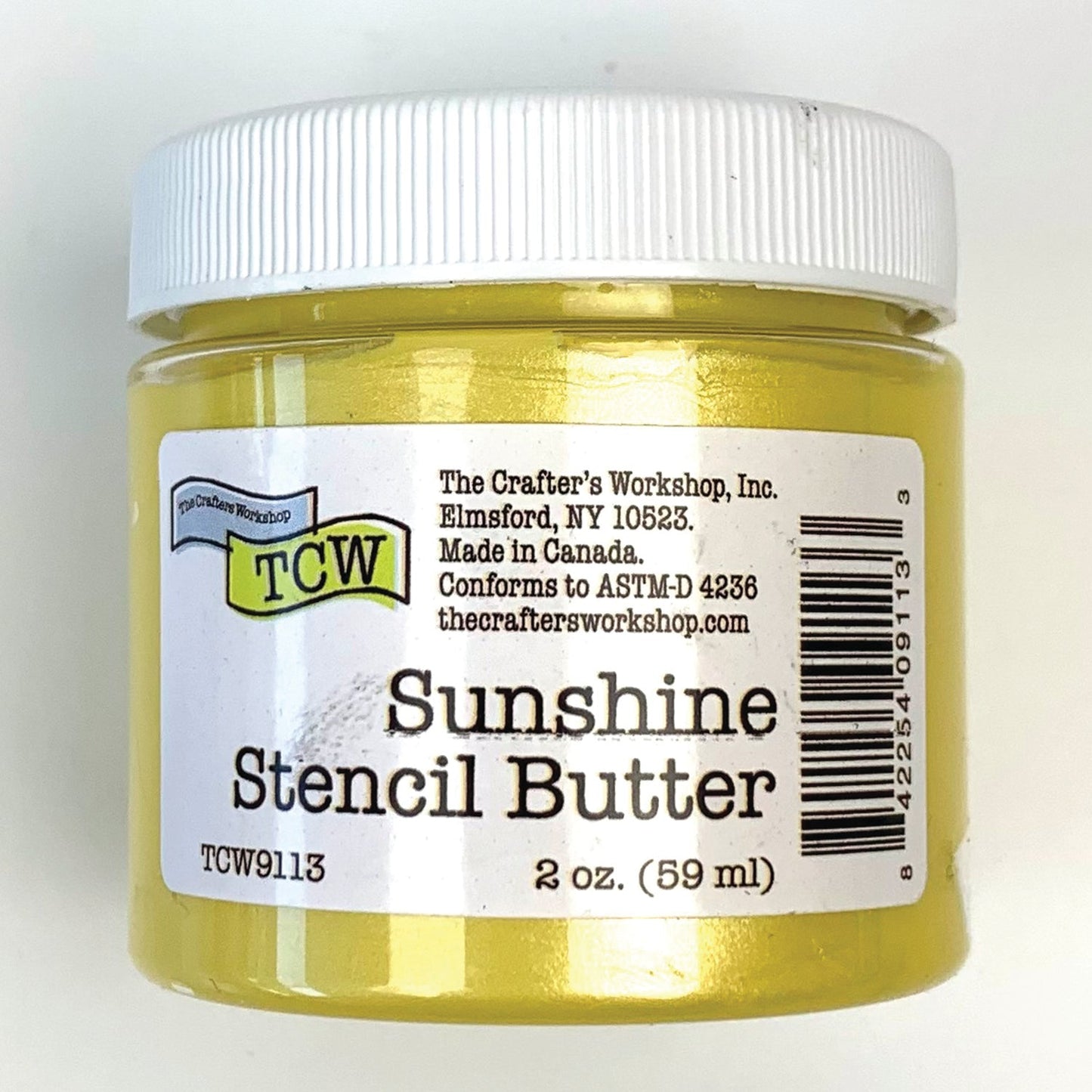 The Crafters Workshop (TCW) Stencil Butter 2 oz - Sunshine