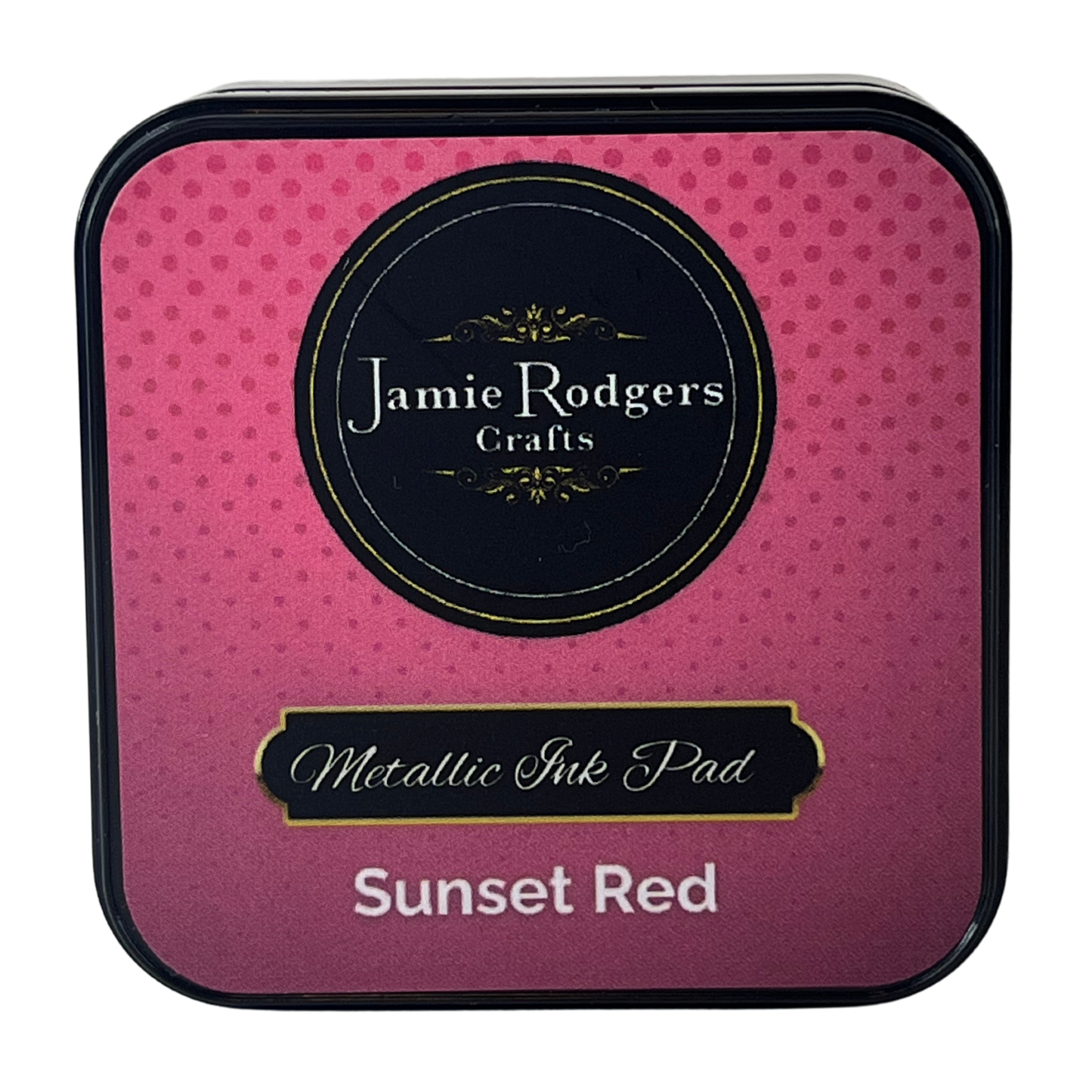 Jamie Rodgers Crafts - Metallic Ink Pads - Sunset Red