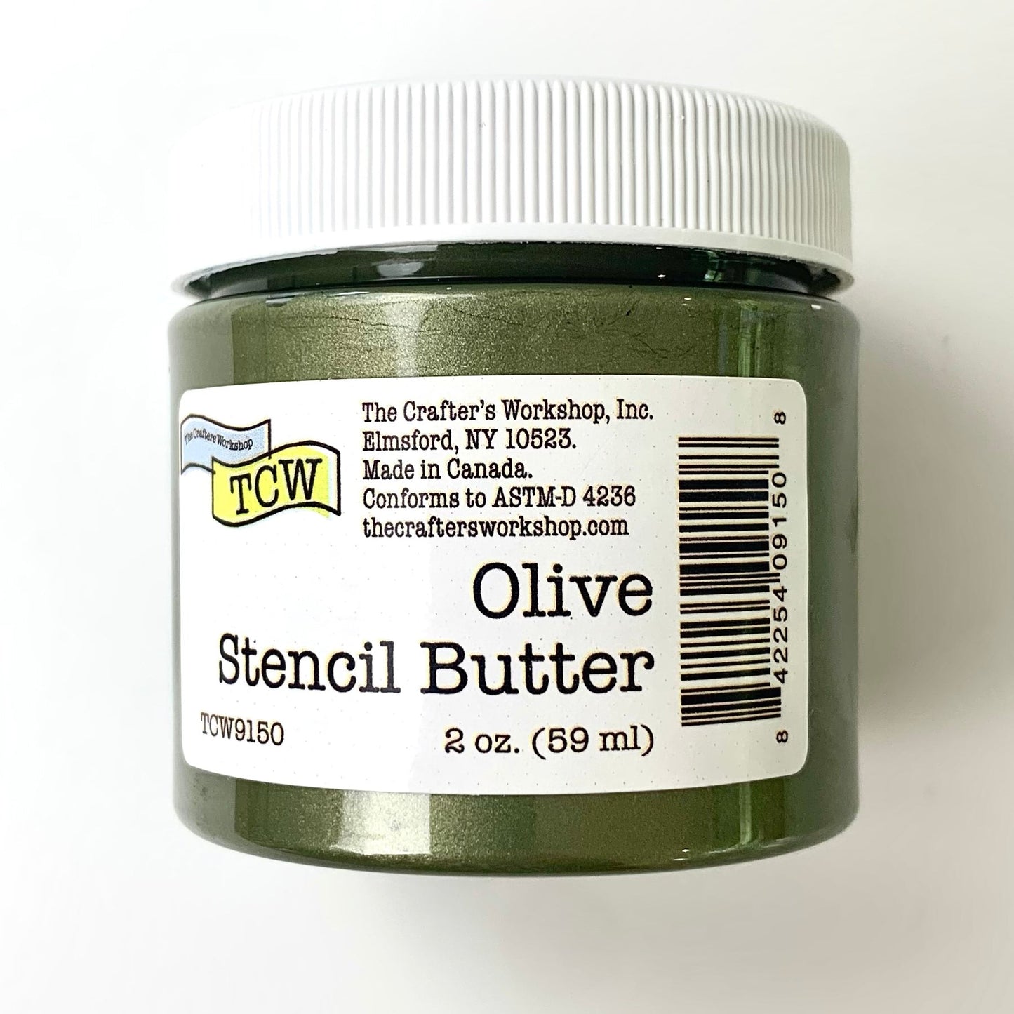 The Crafters Workshop (TCW) Stencil Butter 2 oz - Olive