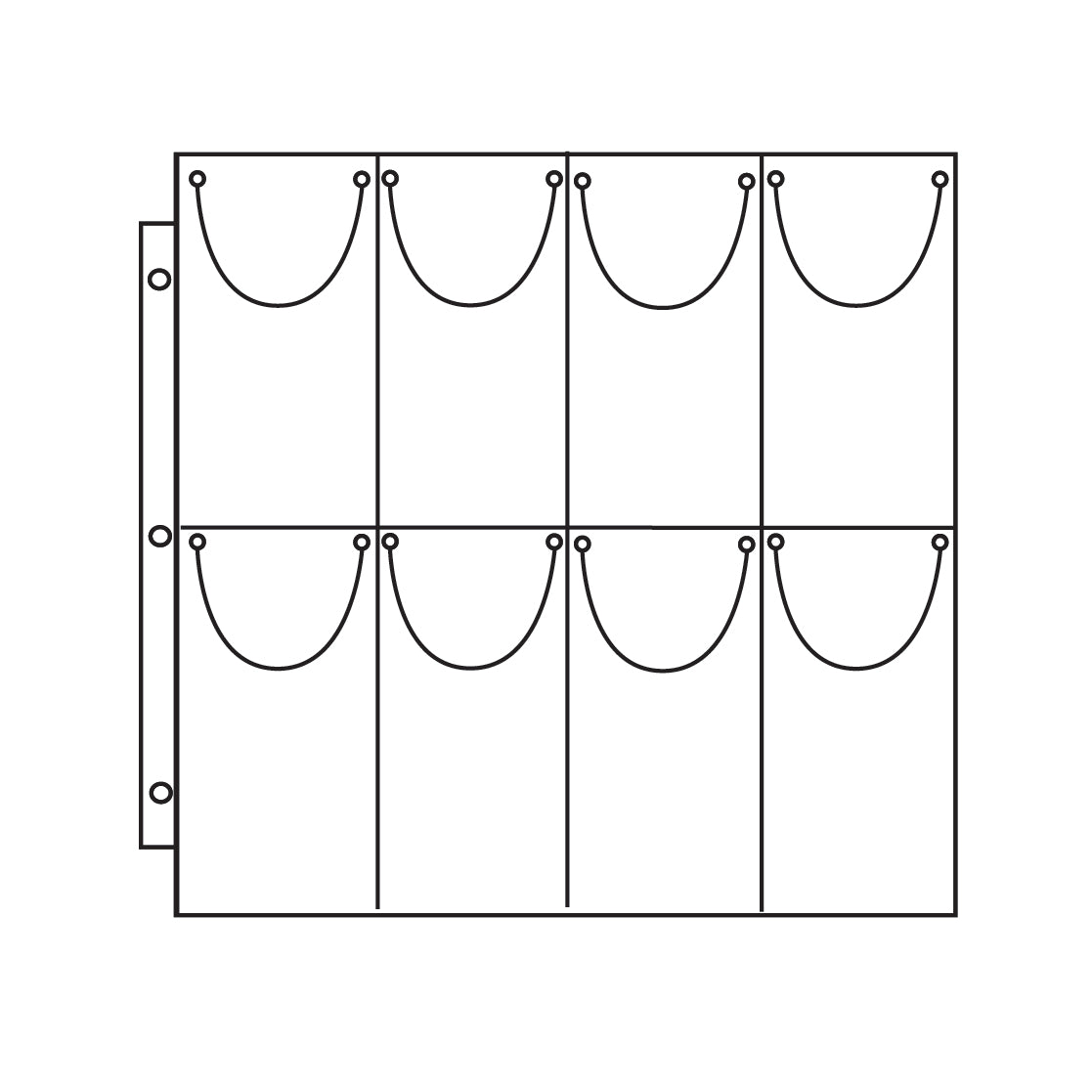 Totally Tiffany - Straight Eight Basic Storage Page - 10pk