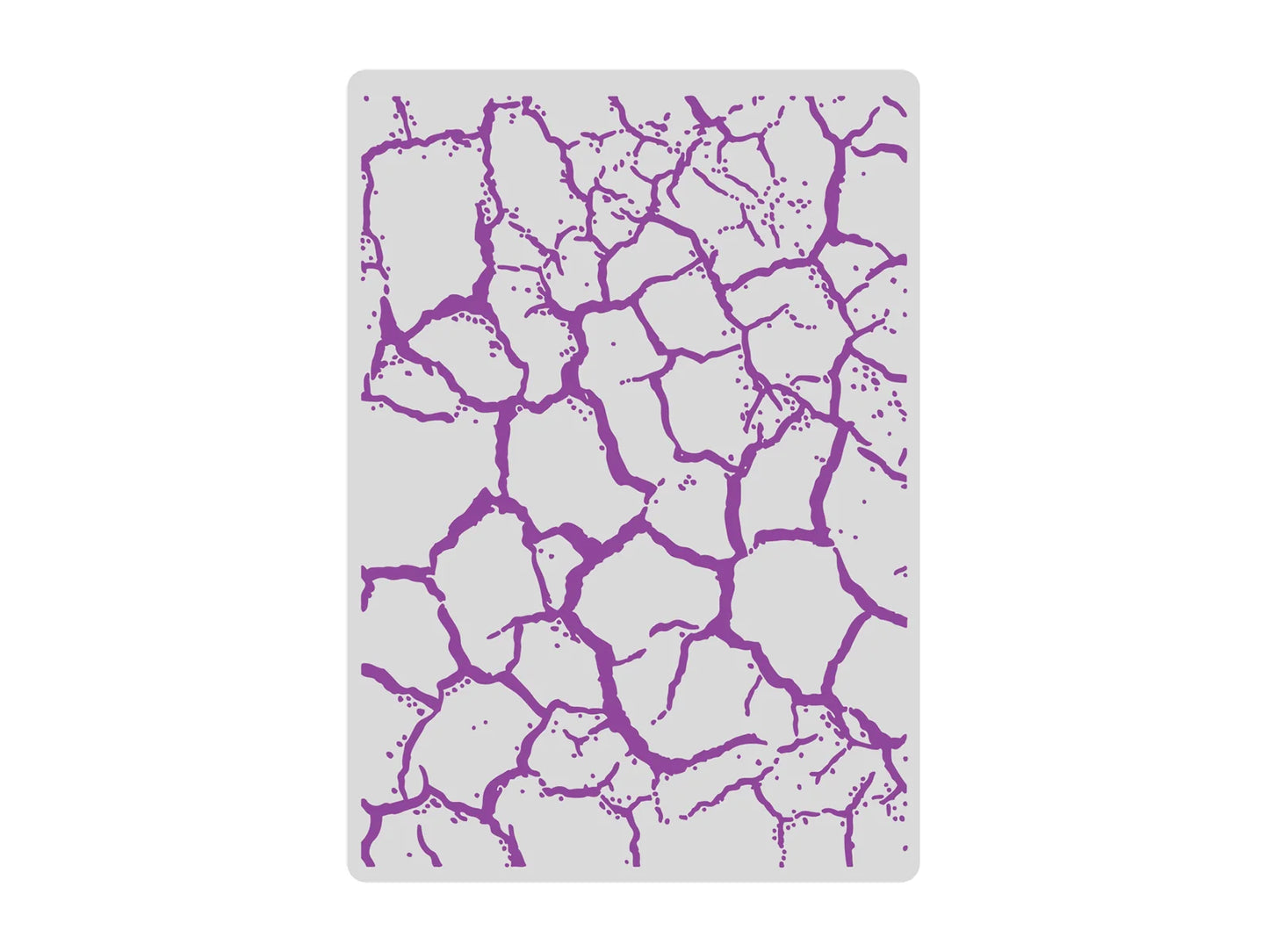 Gemini - 5 x 7” 2D Embossing Folder - Cracked Wall